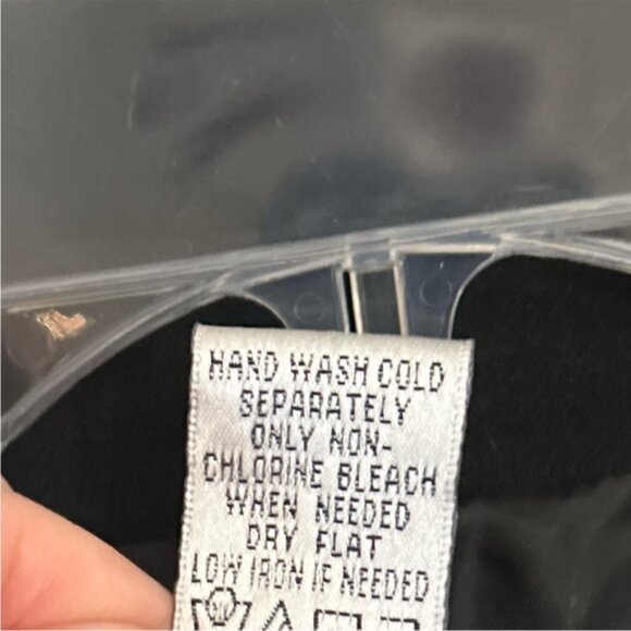 George Simonton Says Black Unique Winter Swing Cape Coat Size Large - Picture 12 of 12